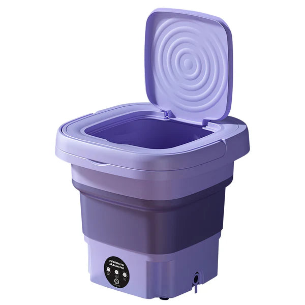 Mini Folding Washing Machine – Portable Clothes Washer for Travel, Hostel & Home Use