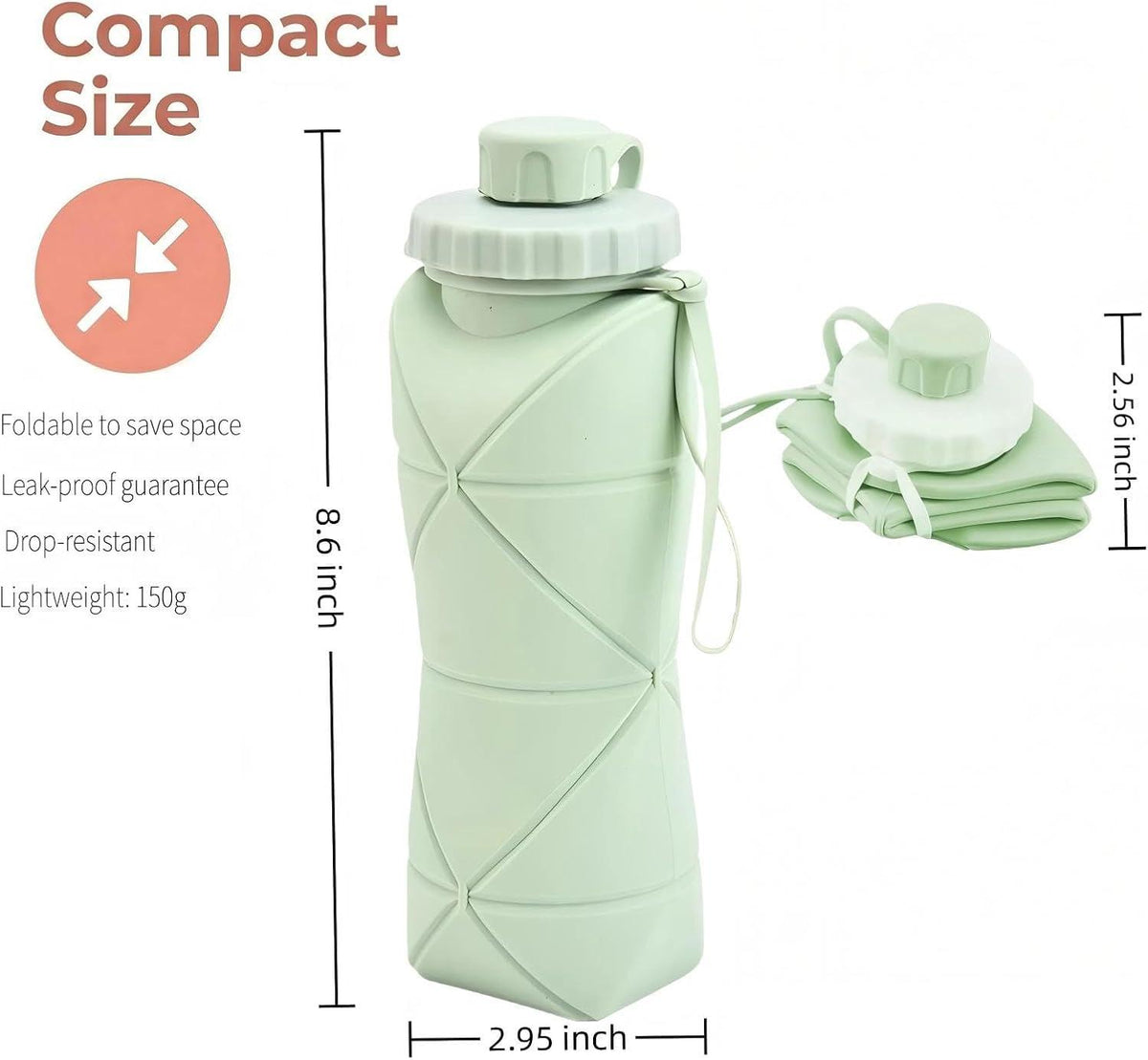 Foldable Silicone Water Bottle